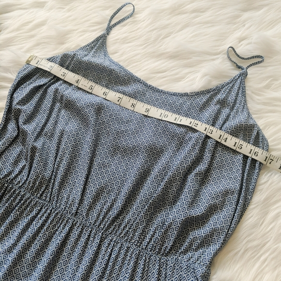 Old Navy Spaghetti Strap Blue Dress Size Large - Picture 5 of 6